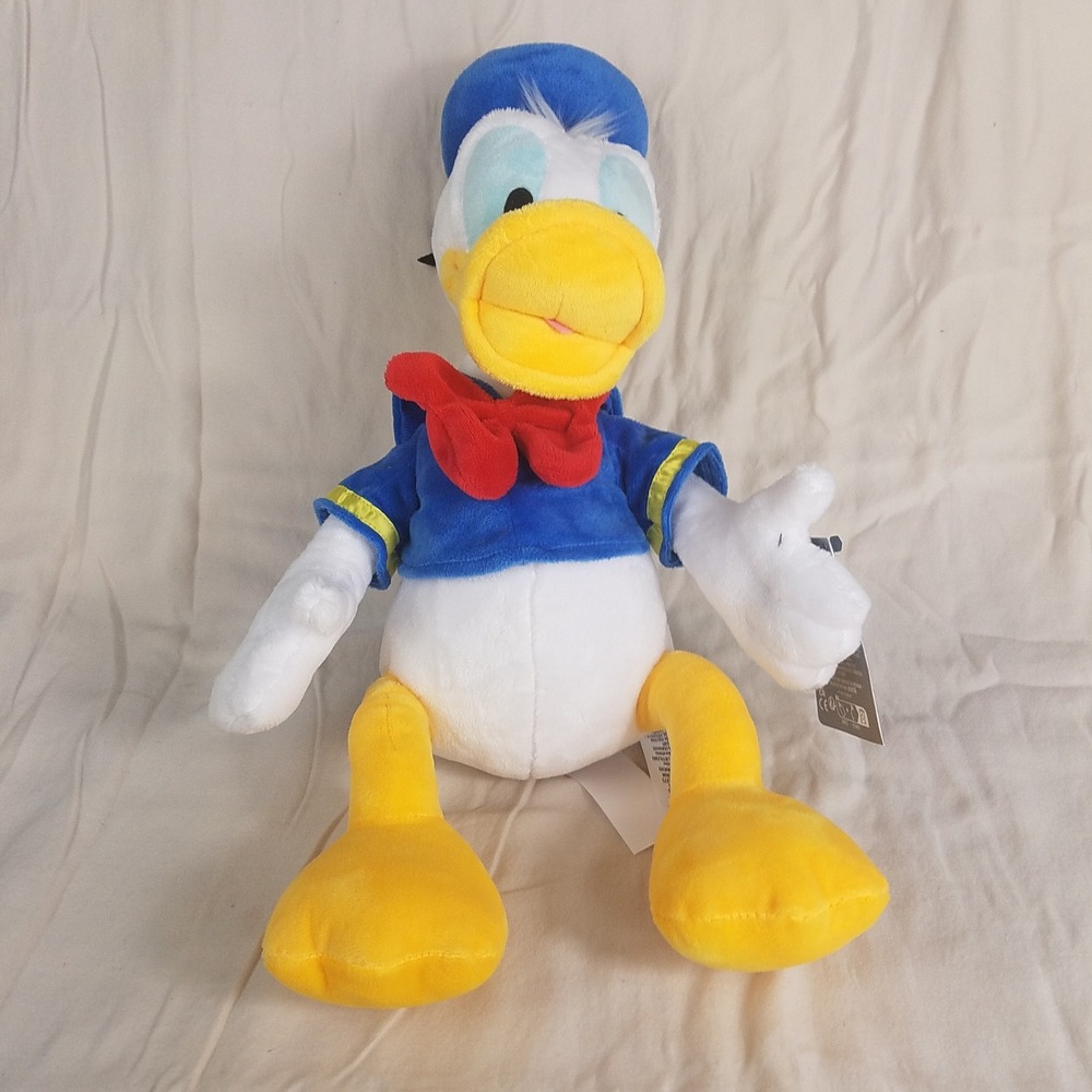 Disney Store Donald‎ Duck Plush 18 Inch Classic Sailor Outfit Stuffed Toy NWT